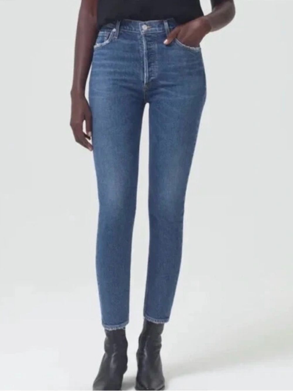 AGOLDE Nico High Rise Slim Jeans A093B-1256 Size 23 Premium Denim